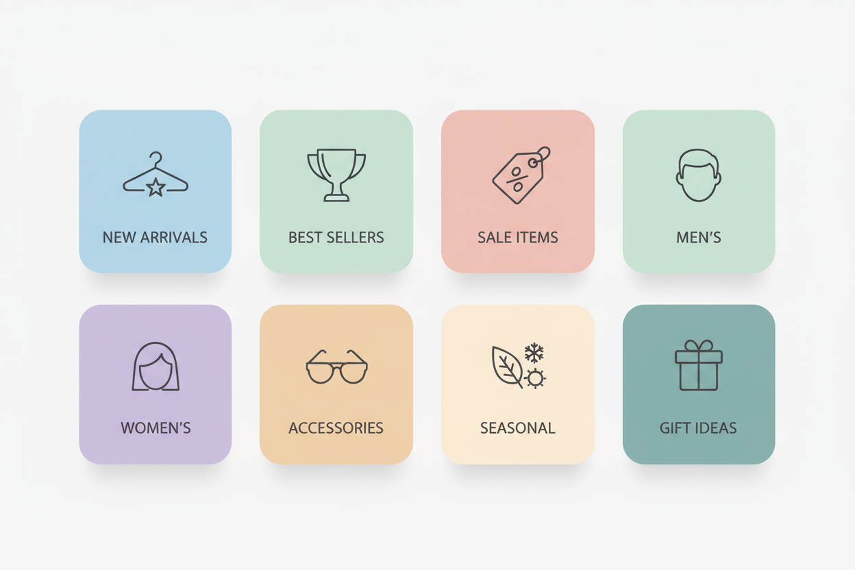 Complementary Categories (For Menu or Filters)