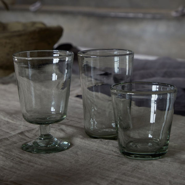 Tall recycled glass cup 670 ml