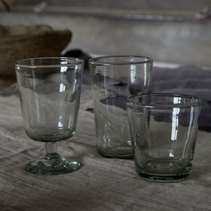Low recycled glass cup 380 ml