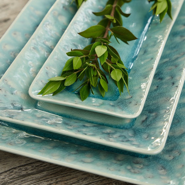 Rectangular tray 34