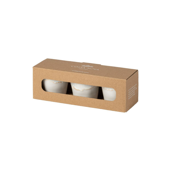 Gift box with 3 espresso cups 7 cl