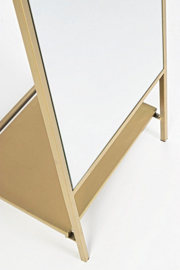 Full Length Standing Mirror 181.5 cm – Elegant Gold Frame Mirror