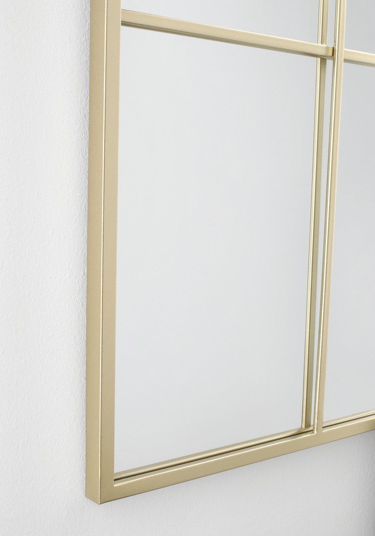 Full Length Window Style Mirror 170 cm – Gold Decorative Mirror