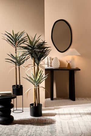 Wall Mirror 79 cm – Black Modern Decorative Mirror