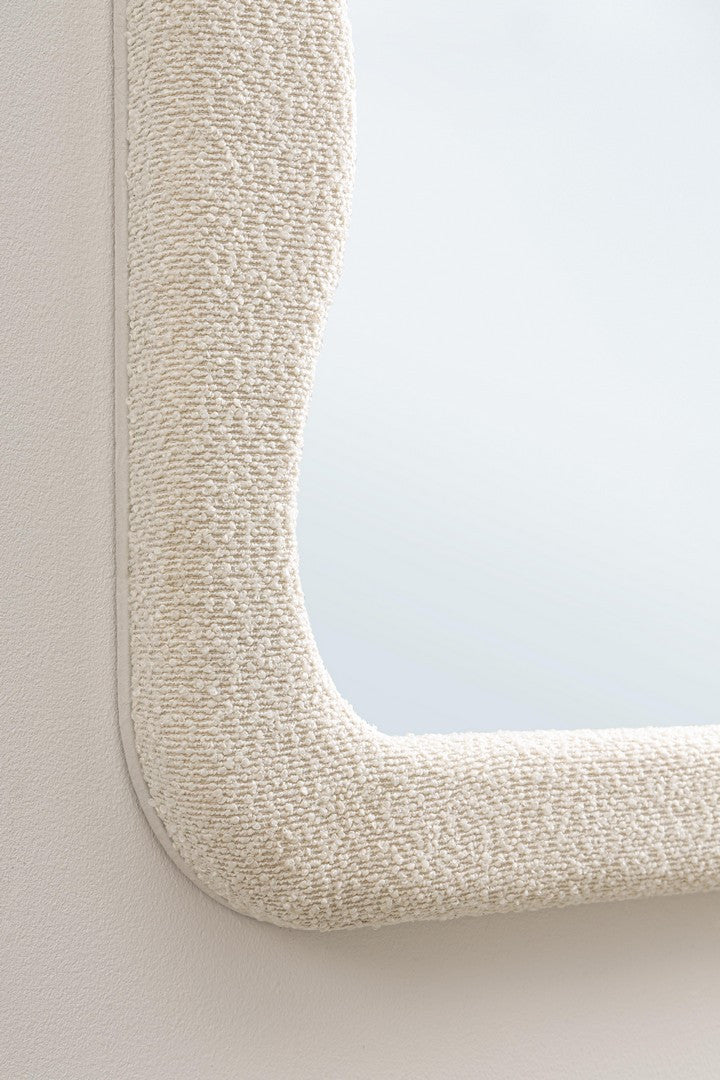 Full Length Wall Mirror 160 cm – White Modern Decorative Mirror