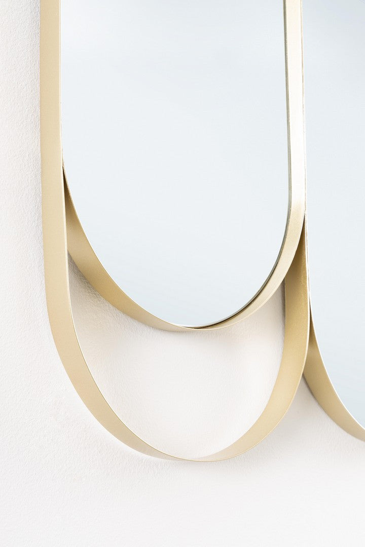 Wall Mirror 69.5 cm – Elegant Gold Decorative Mirror