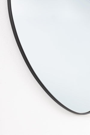 Wall Mirror 130 cm – Black Modern Decorative Mirror