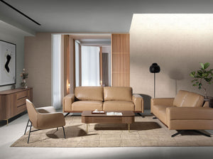 Rectangular coffee table in walnut and polished gold steel