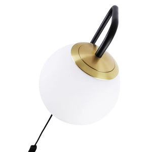 Bilsen Wall Sconce – Glass Globe H35