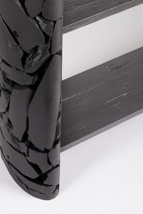 Console Table 156 cm – Black Modern Decorative Table