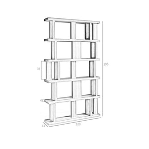 Walnut wood shelf