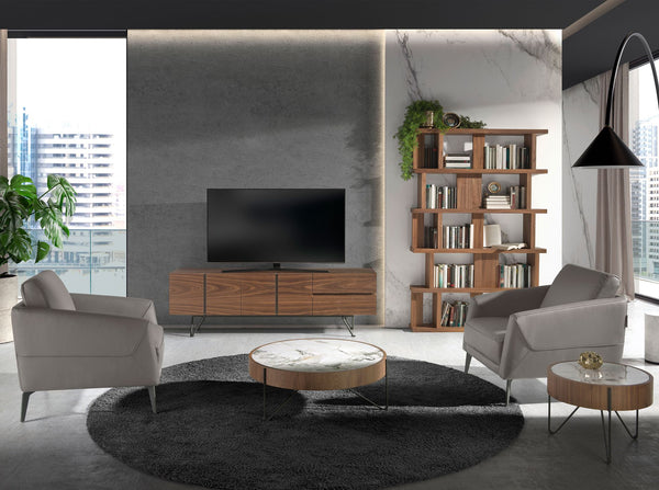 Walnut wood shelf