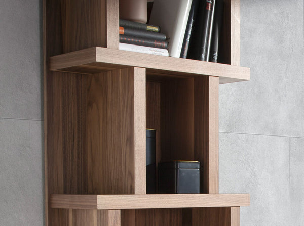 Walnut wood shelf