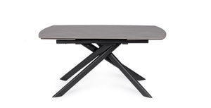 Extendable Dining Table 160–240 cm – Black Modern Table