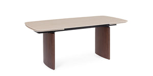 Extendable Dining Table 180–260 cm – Walnut Modern Table