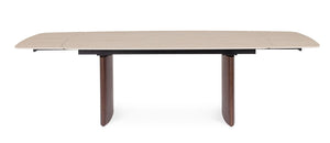 Extendable Dining Table 180–260 cm – Walnut Modern Table