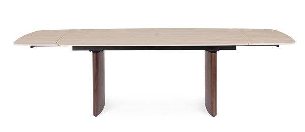 Extendable Dining Table 180–260 cm – Walnut Modern Table