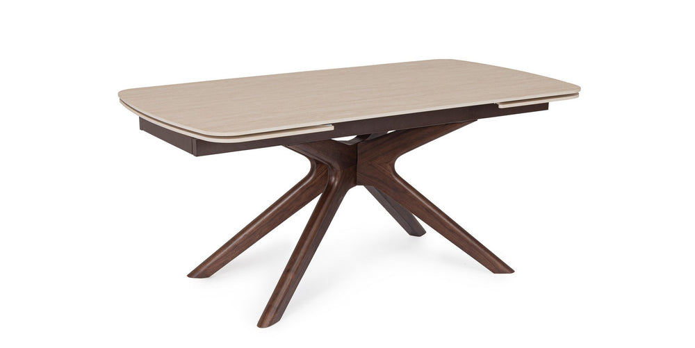 Extendable Dining Table 170–250 cm – Walnut Modern Table