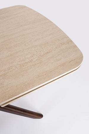 Extendable Dining Table 170–250 cm – Walnut Modern Table