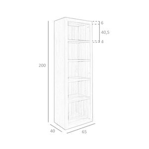 Walnut wood shelf