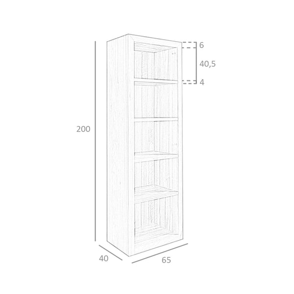 Walnut wood shelf