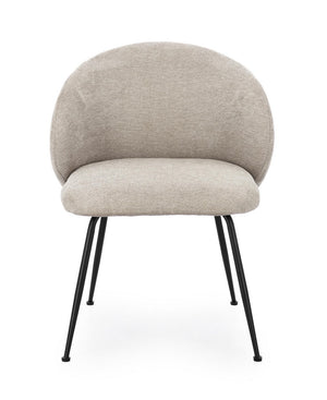 Dining Chair Grey Upholstered