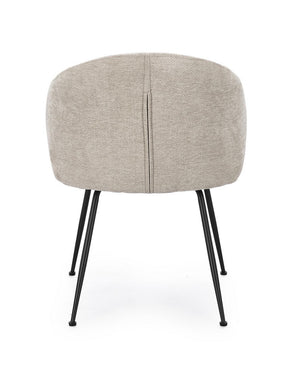 Dining Chair Grey Upholstered