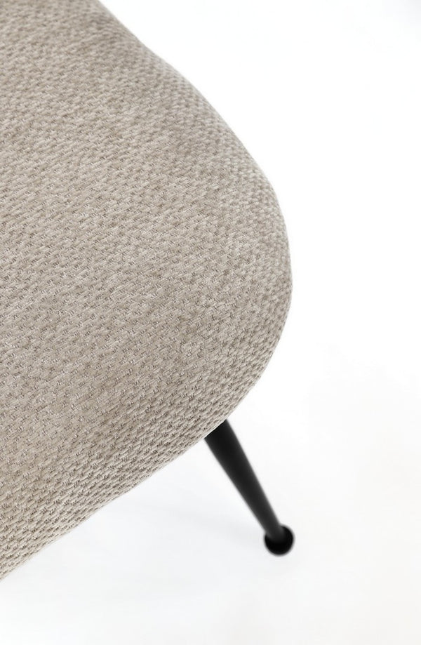 Dining Chair Grey Upholstered