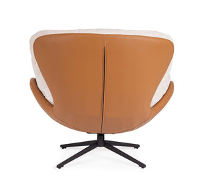 Armchair Ice and Leather Finish