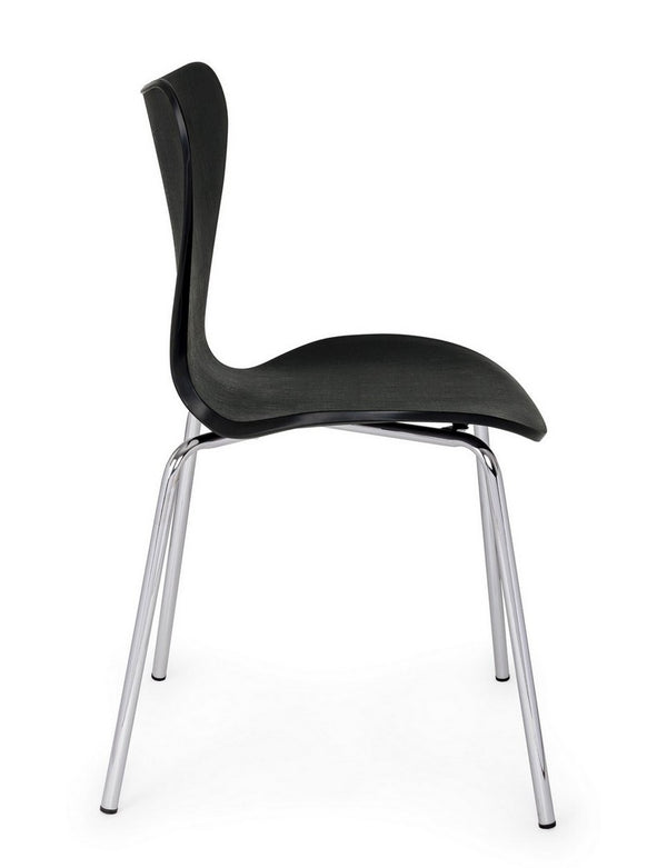 Dining Chair Black Upholstered