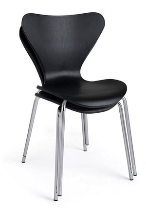 Dining Chair Black Upholstered