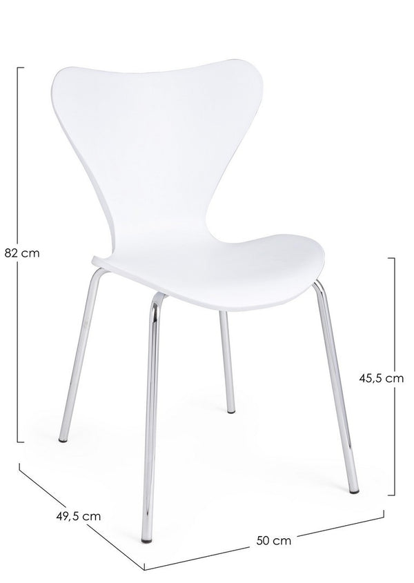Dining Chair White Upholstered