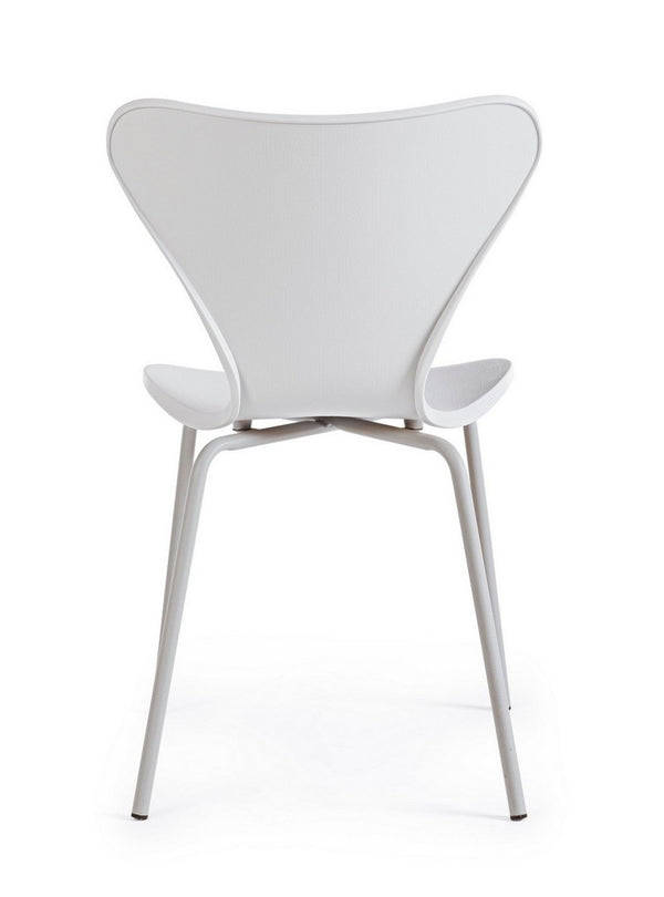 Dining Chair Light Grey Upholstered with Matching Legs