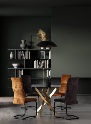 Round Table Top Ø120 cm Smoked Glass