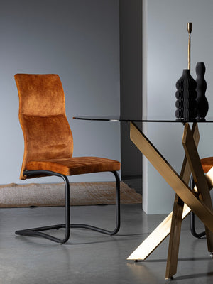 Round Table Top Ø120 cm Smoked Glass