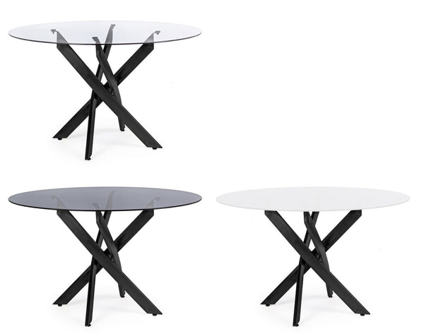 Round Table Base Black Finish