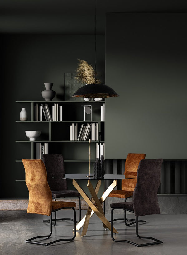 Round Table Base Gold Finish