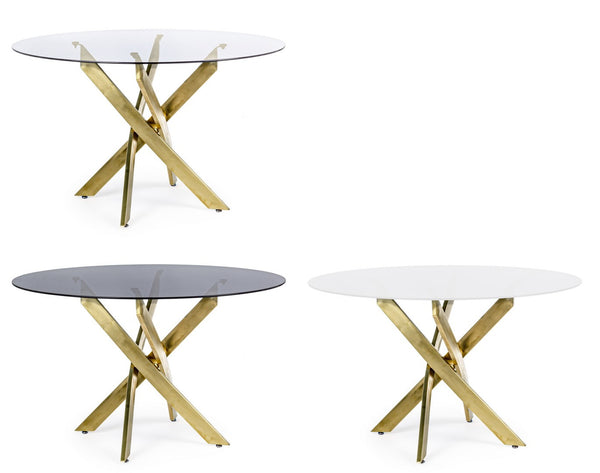 Round Table Base Gold Finish