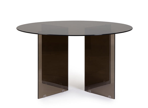 Round Dining Table Ø130 cm Amber Finish