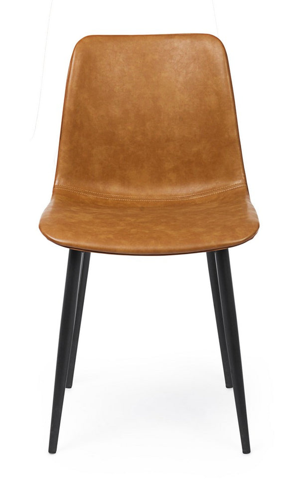 Dining Chair Vintage PU Leather