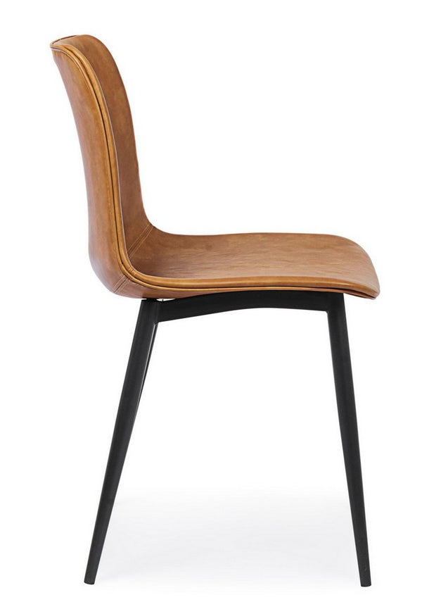 Dining Chair Vintage PU Leather