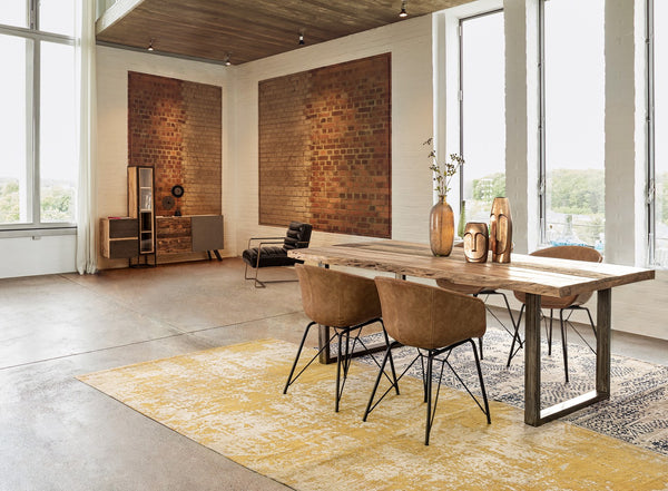 Dining Chair Vintage PU Leather