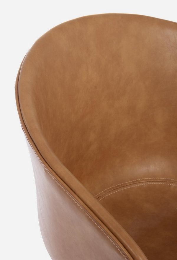 Dining Chair Vintage PU Leather