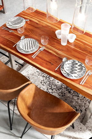 Dining Chair Vintage PU Leather
