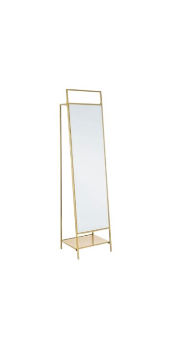 Full Length Standing Mirror 181.5 cm – Elegant Gold Frame Mirror