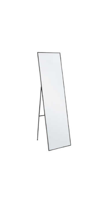 Full Length Standing Mirror 150 cm – Black Modern Mirror
