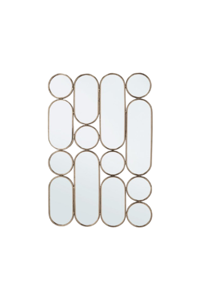 Wall Mirror 120 cm – Elegant Gold Decorative Mirror