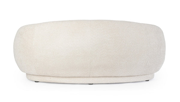 2-Seater Sofa Natural Upholstered L191