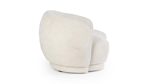 2-Seater Sofa Natural Upholstered L191