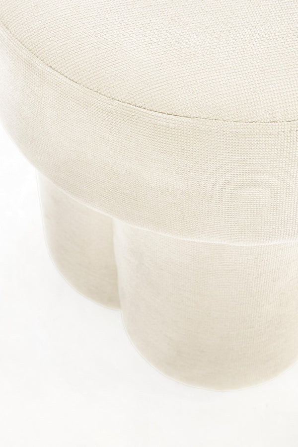 Square Stool White D42
